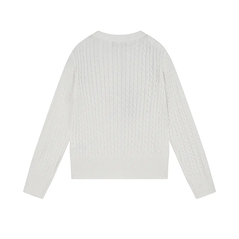Style number: 2501 P200 Polo Ralph Lauren sweater Pony embroidered cable style single-breasted long-sleeved knit Color: White Pink Black Navy Gray Size: S (90-100) m (110-120) L (130-140) xL (150-160)